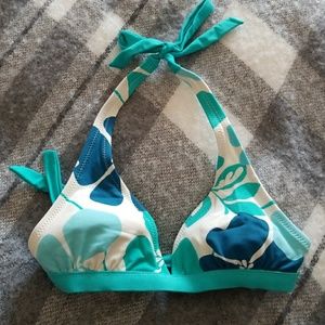 Floral bikini top